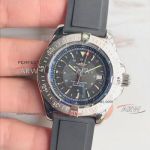 Perfect Replica Breitling Colt Automatic Watch Review - Black Dial Black Rubber Strap